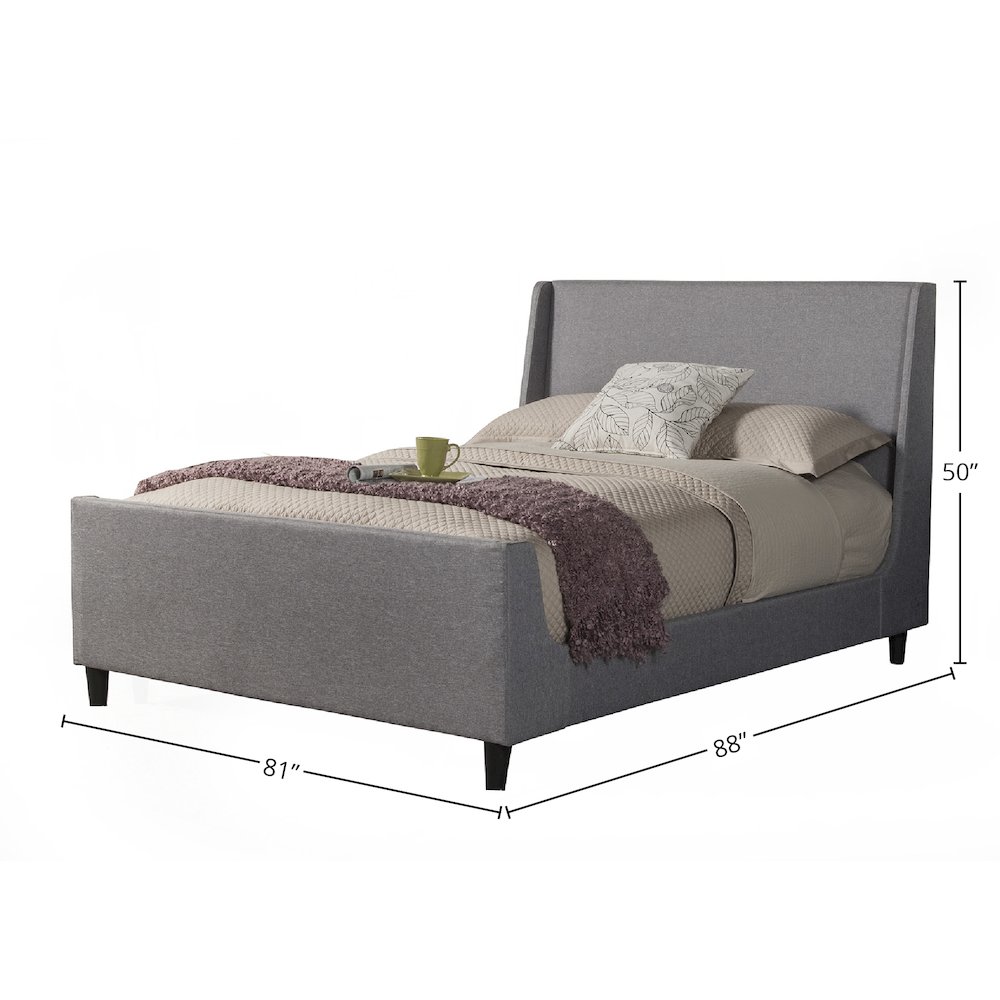 Amber Standard King Upholstered Bed