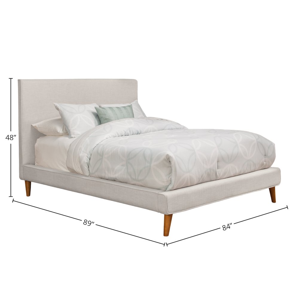 Britney Standard King Upholstered Platform Bed