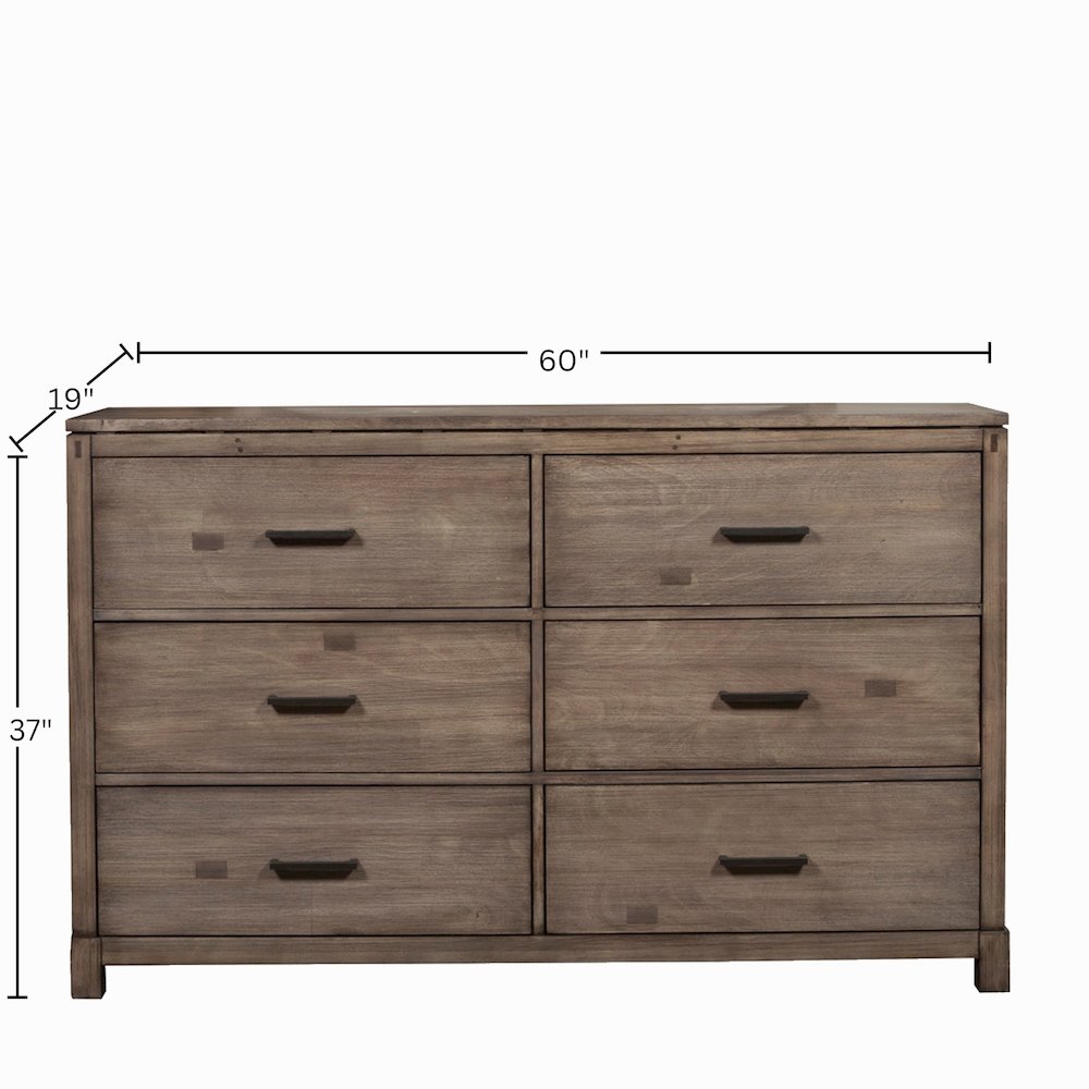 Sydney 6 Drawer Dresser