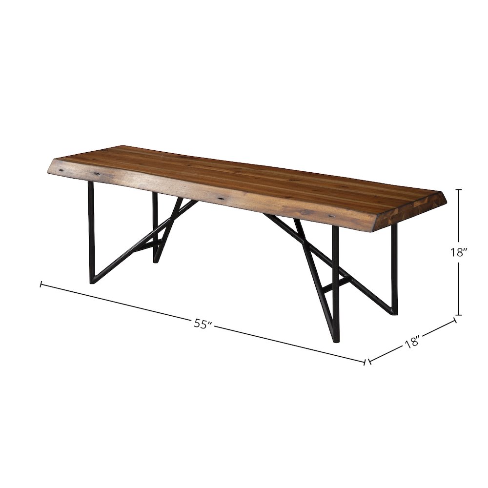 Live Edge Bench