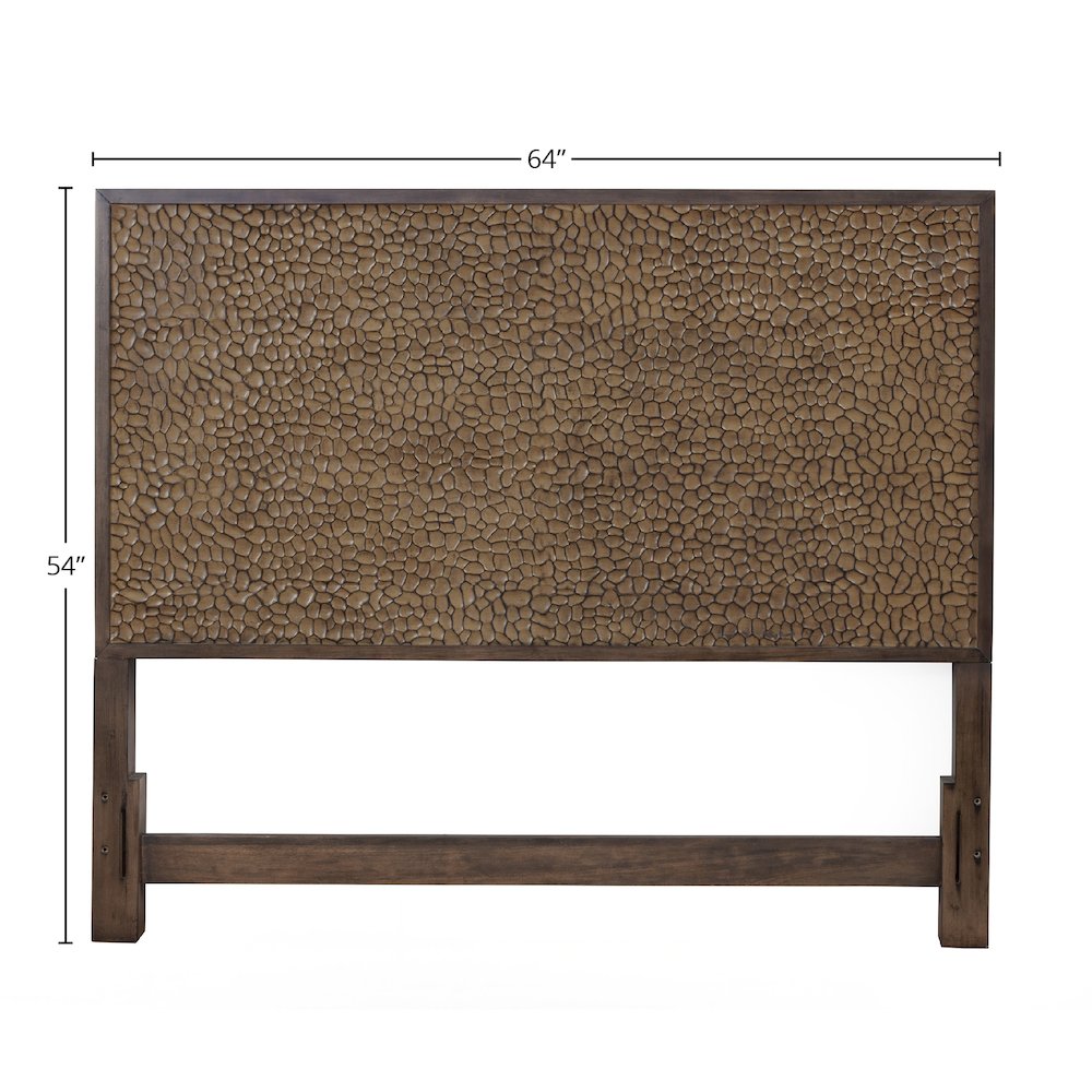 Brown Pearl Queen Headboard