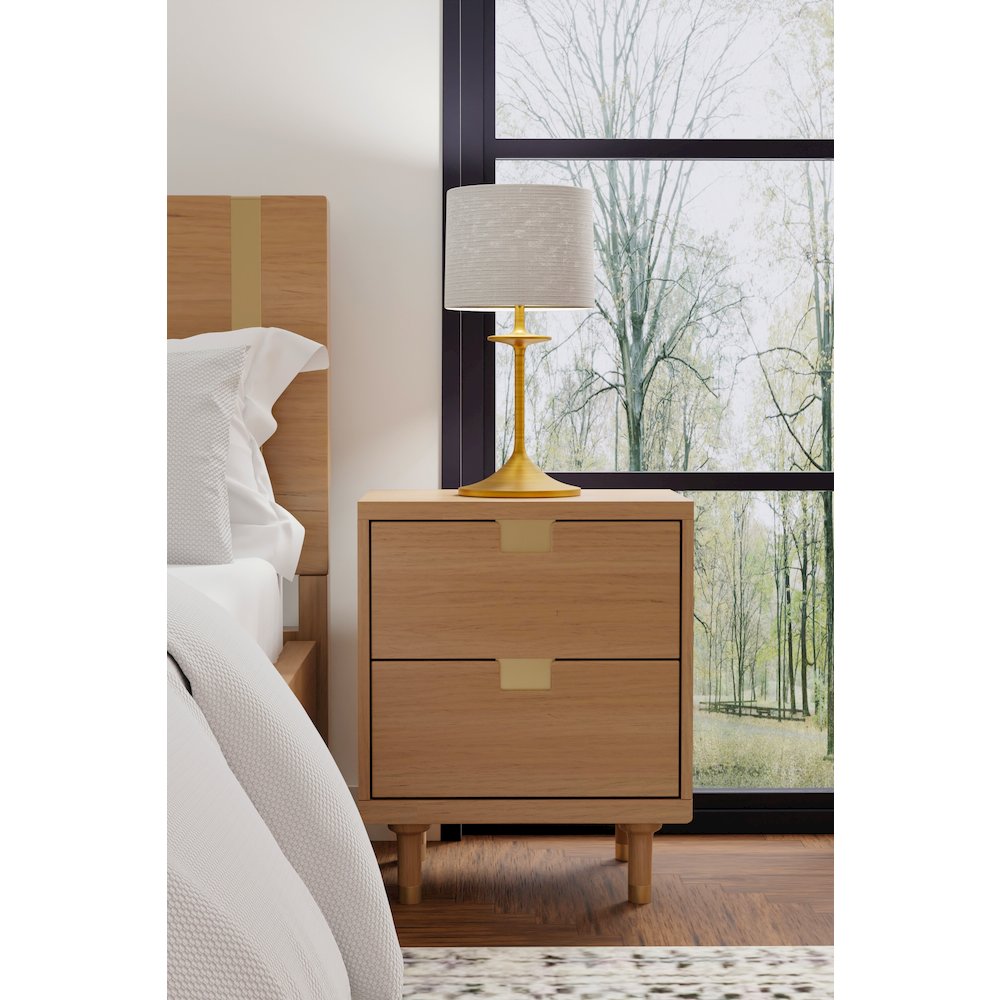 Easton Two Drawer Nightstand