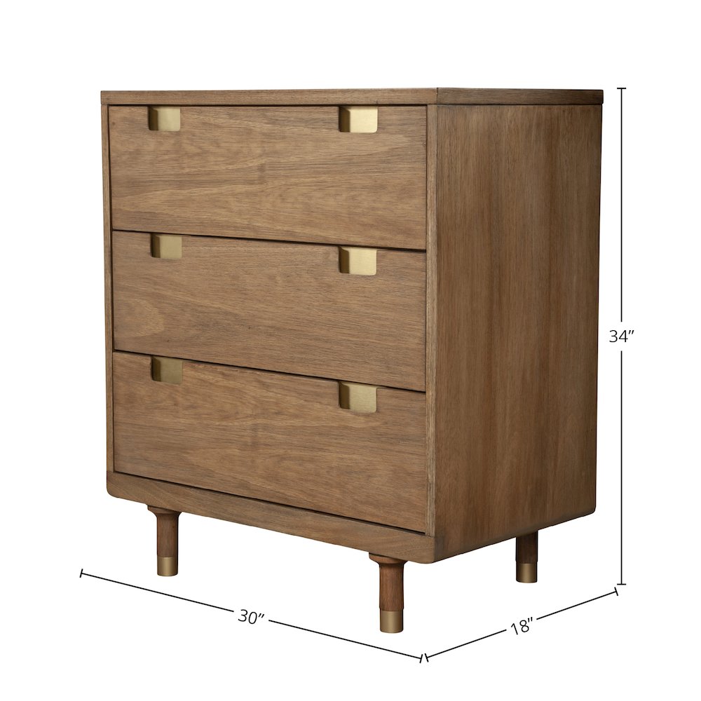 Easton Three Drawer Small Chest