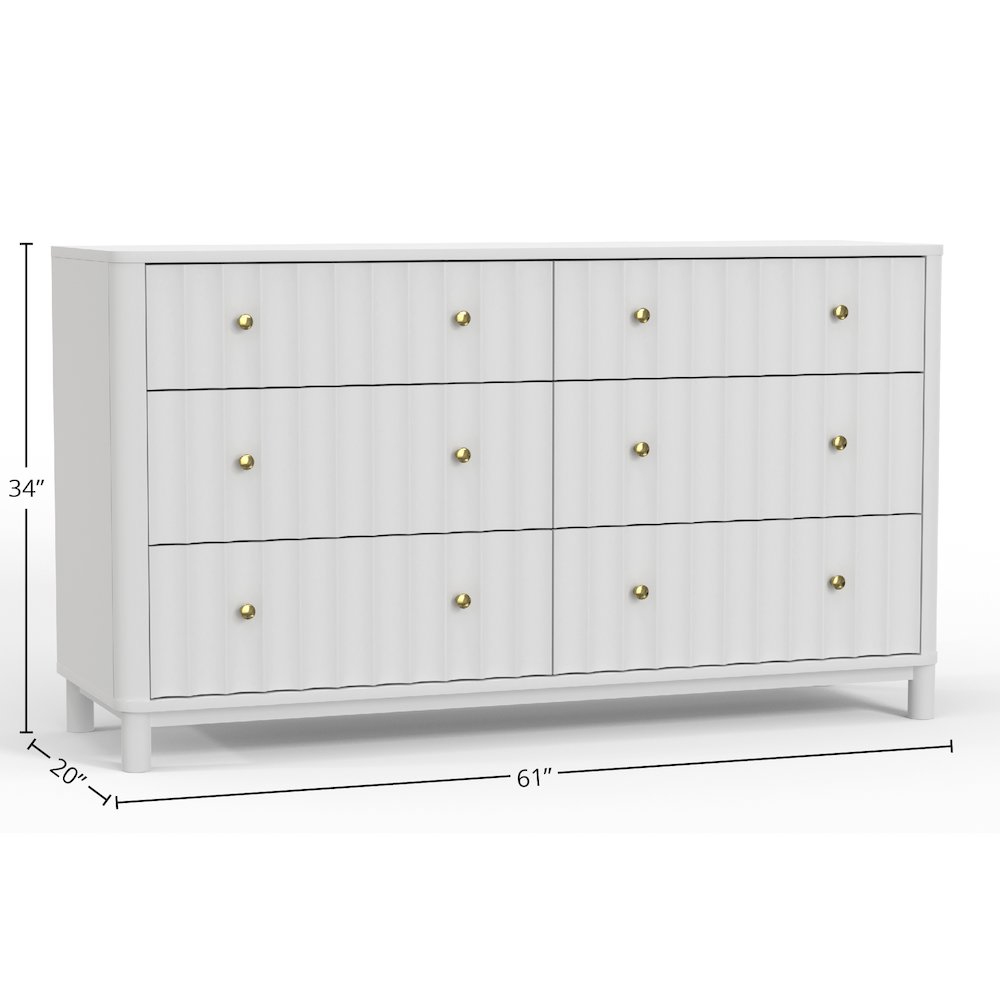 Stapleton 6 Drawer Dresser