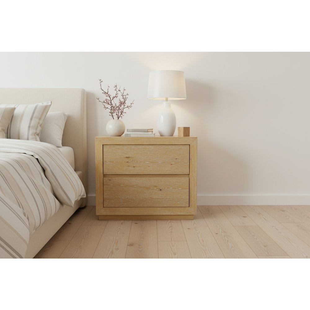 Harper Two Drawer Nightstand