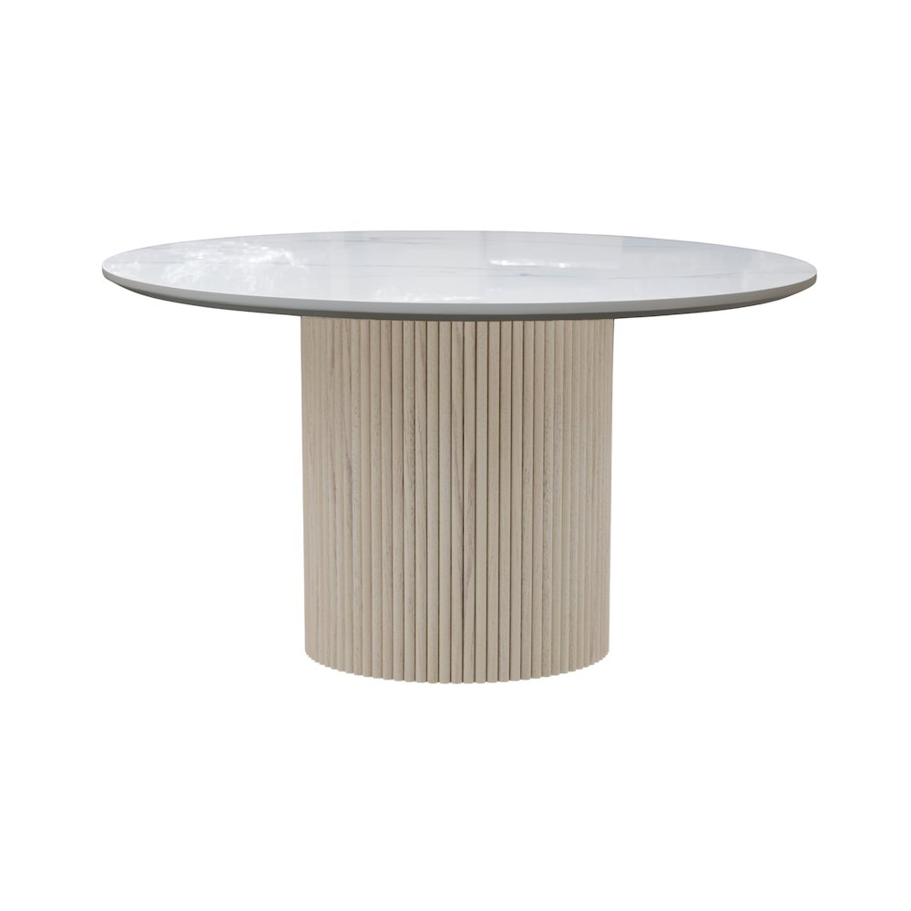 Reba Quartz Top Round Dining Table