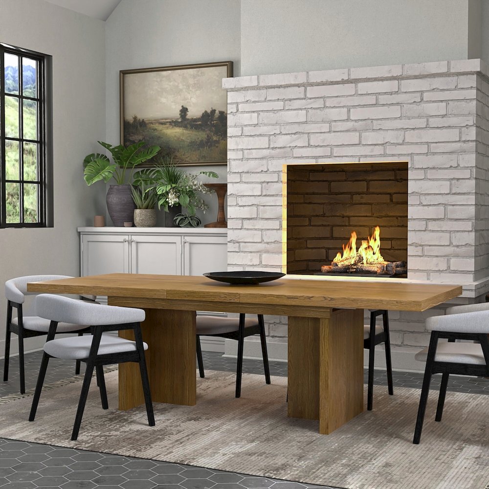 Donte Self Storage Extension Dining Table