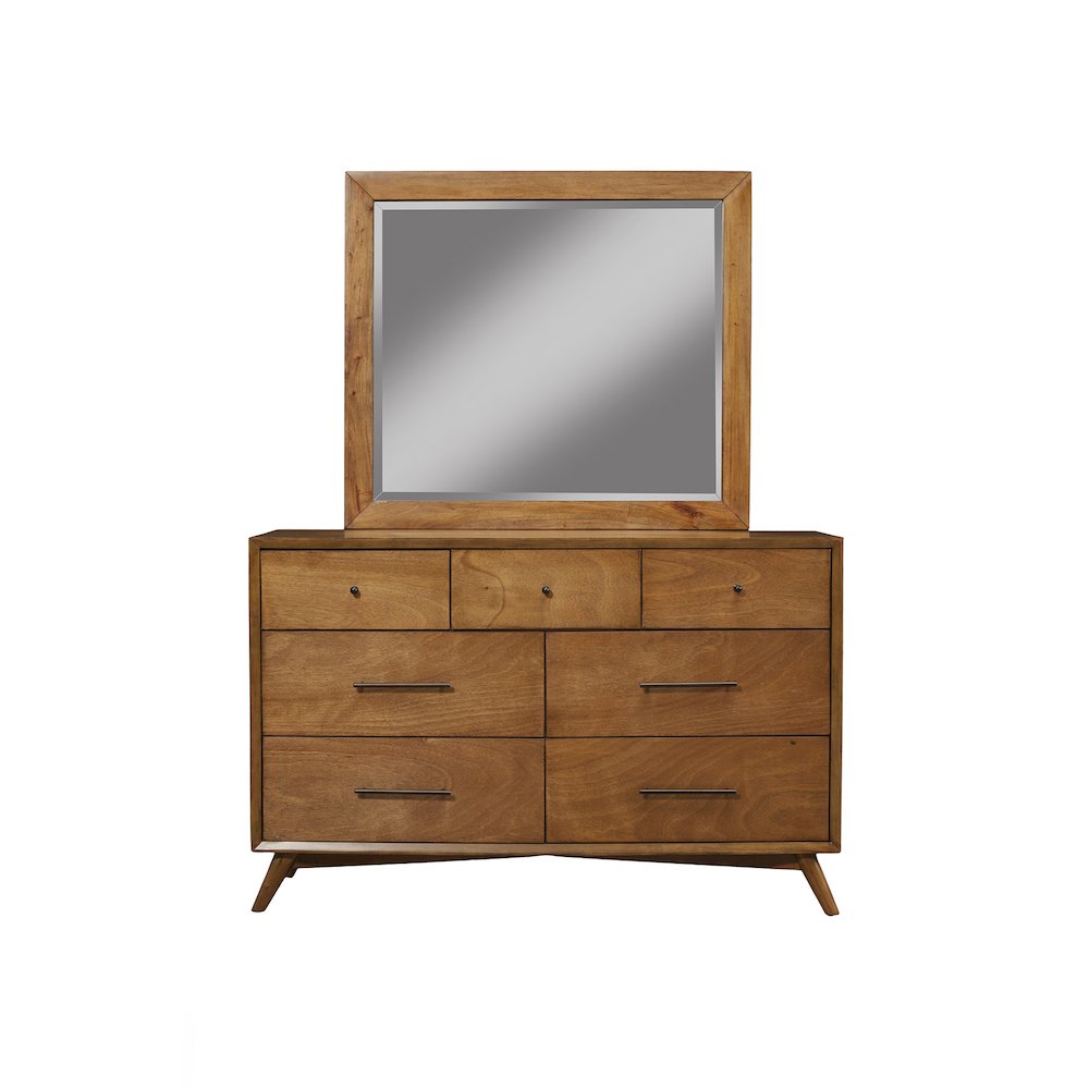 Flynn Mid Century Modern 7 Drawer Dresser