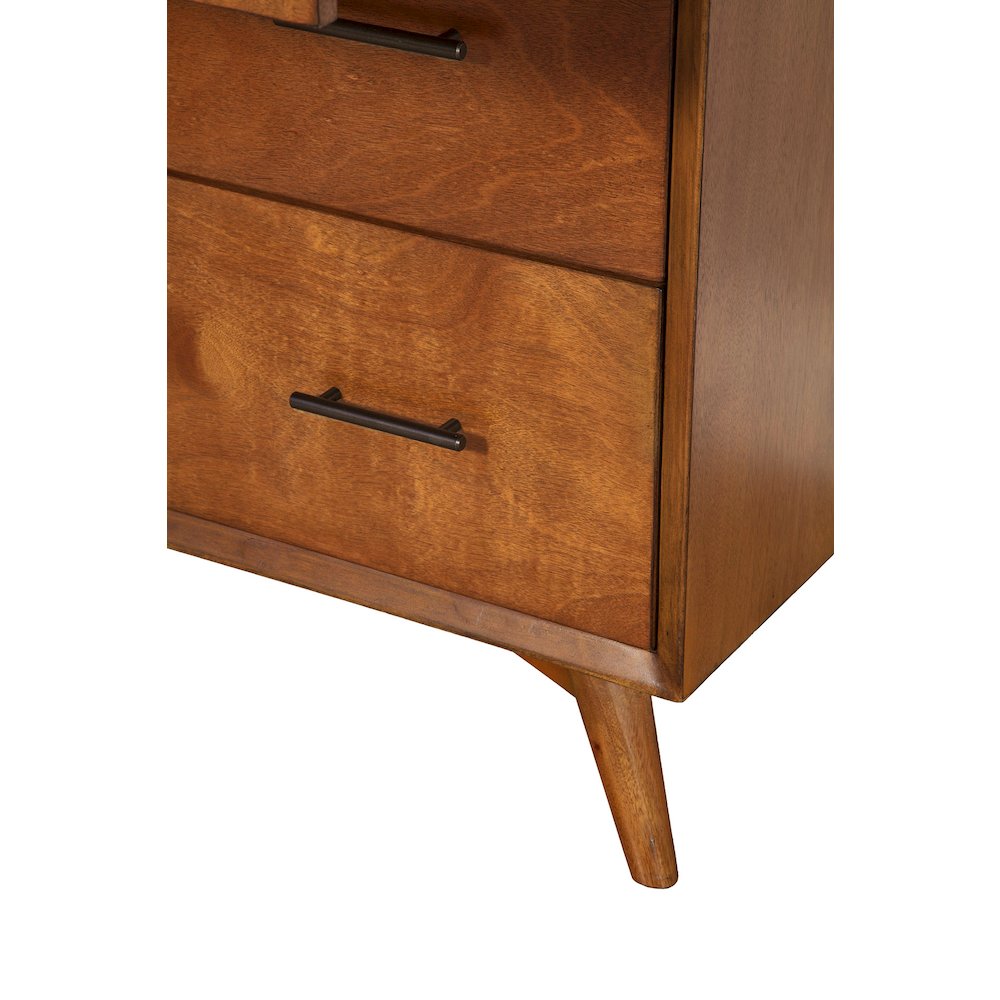 Flynn Mid Century Modern 4 Drawer Multifunction Chest w/Pull Out Tray