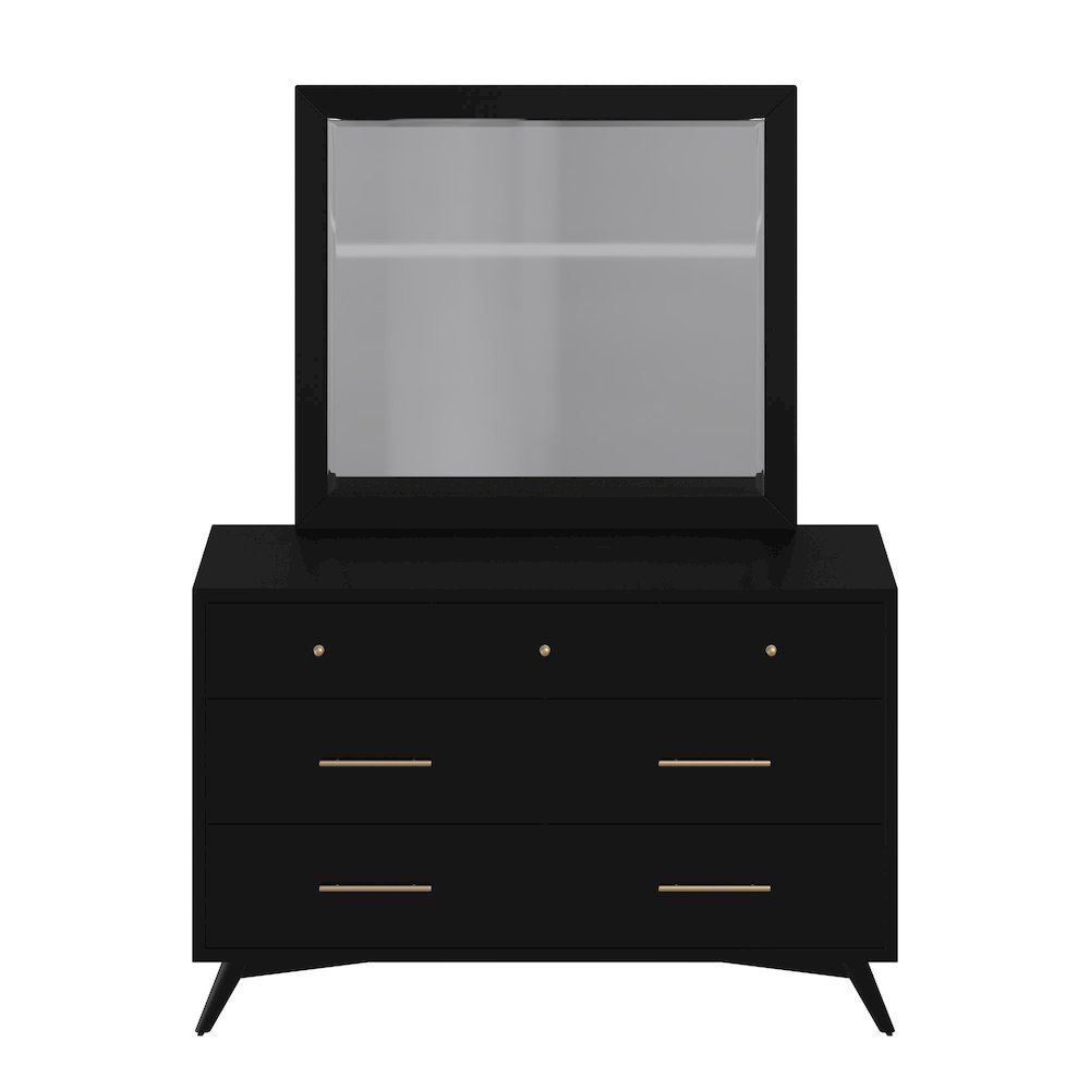 Flynn Mid Century Modern 7 Drawer Dresser