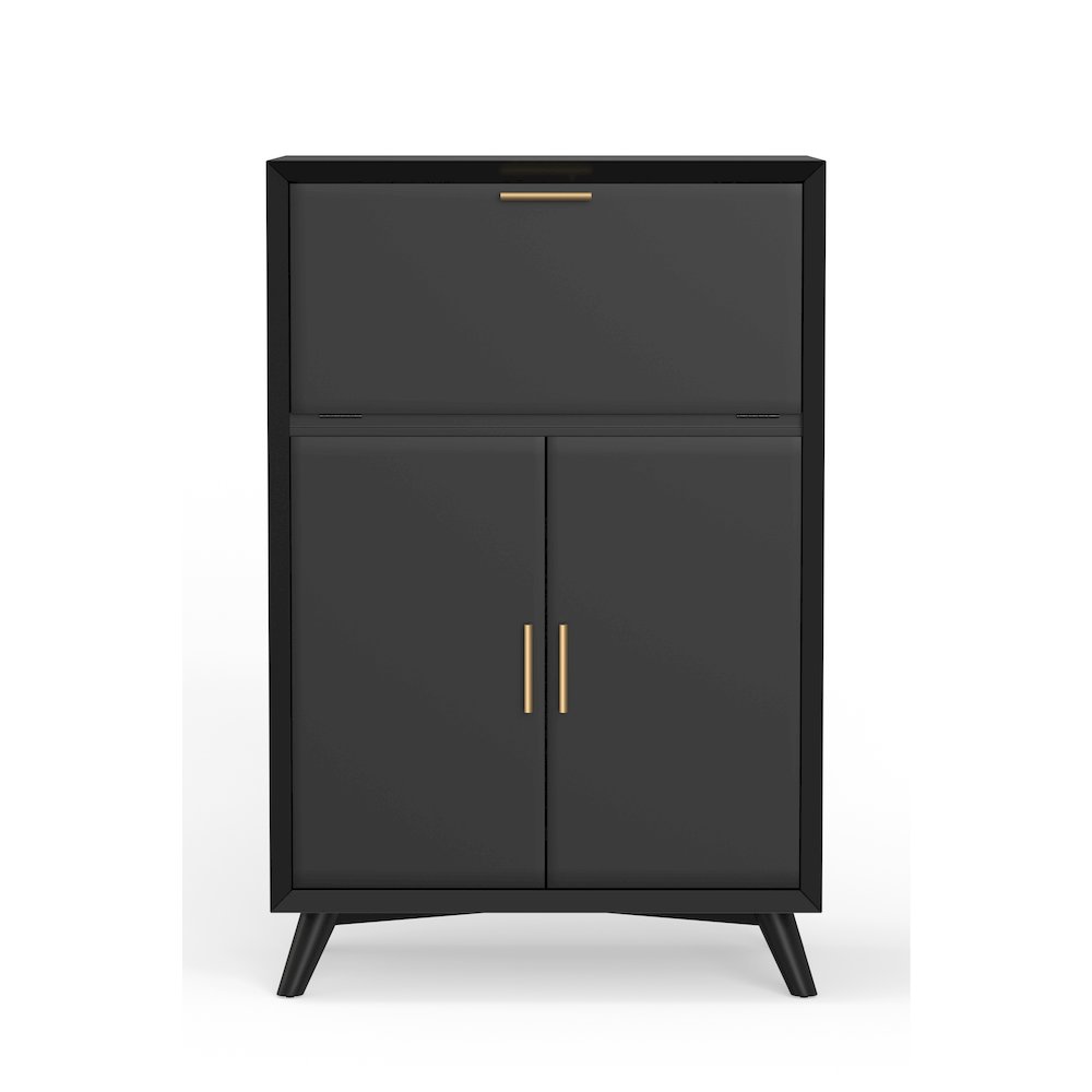 Flynn Large Bar Cabinet w/Drop Down Tray