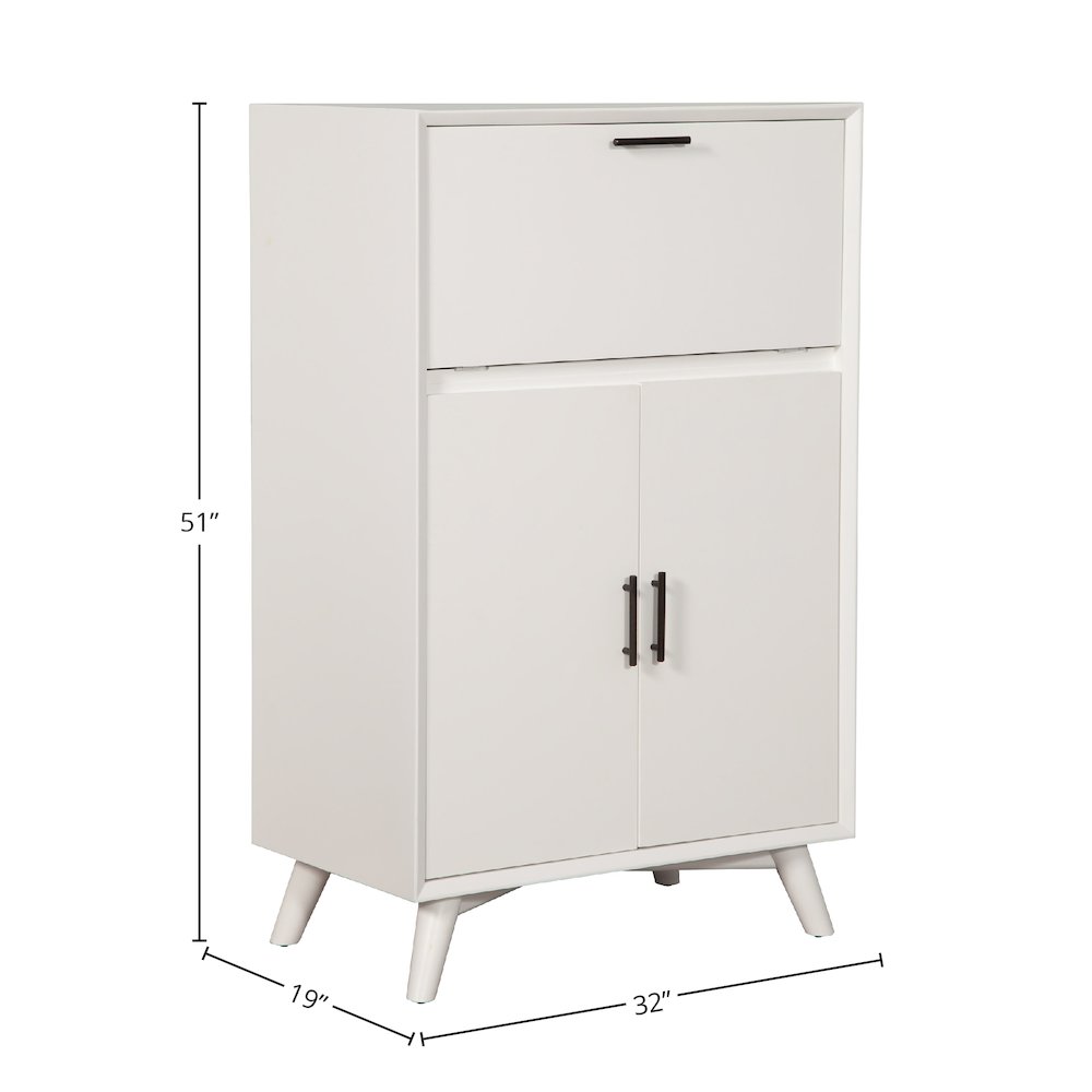 Flynn Large Bar Cabinet w/Drop Down Tray