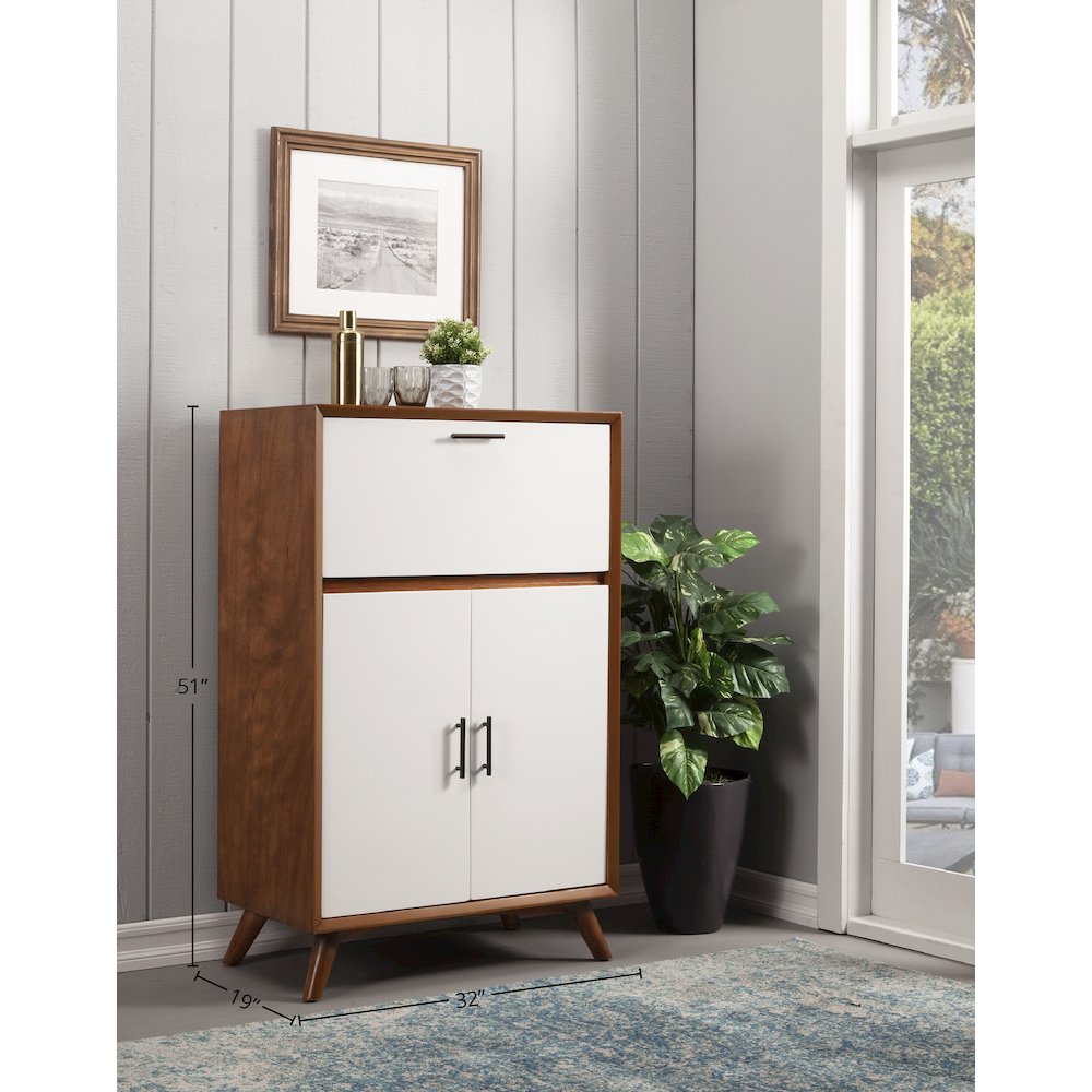 Flynn Large Bar Cabinet w/Drop Down Tray