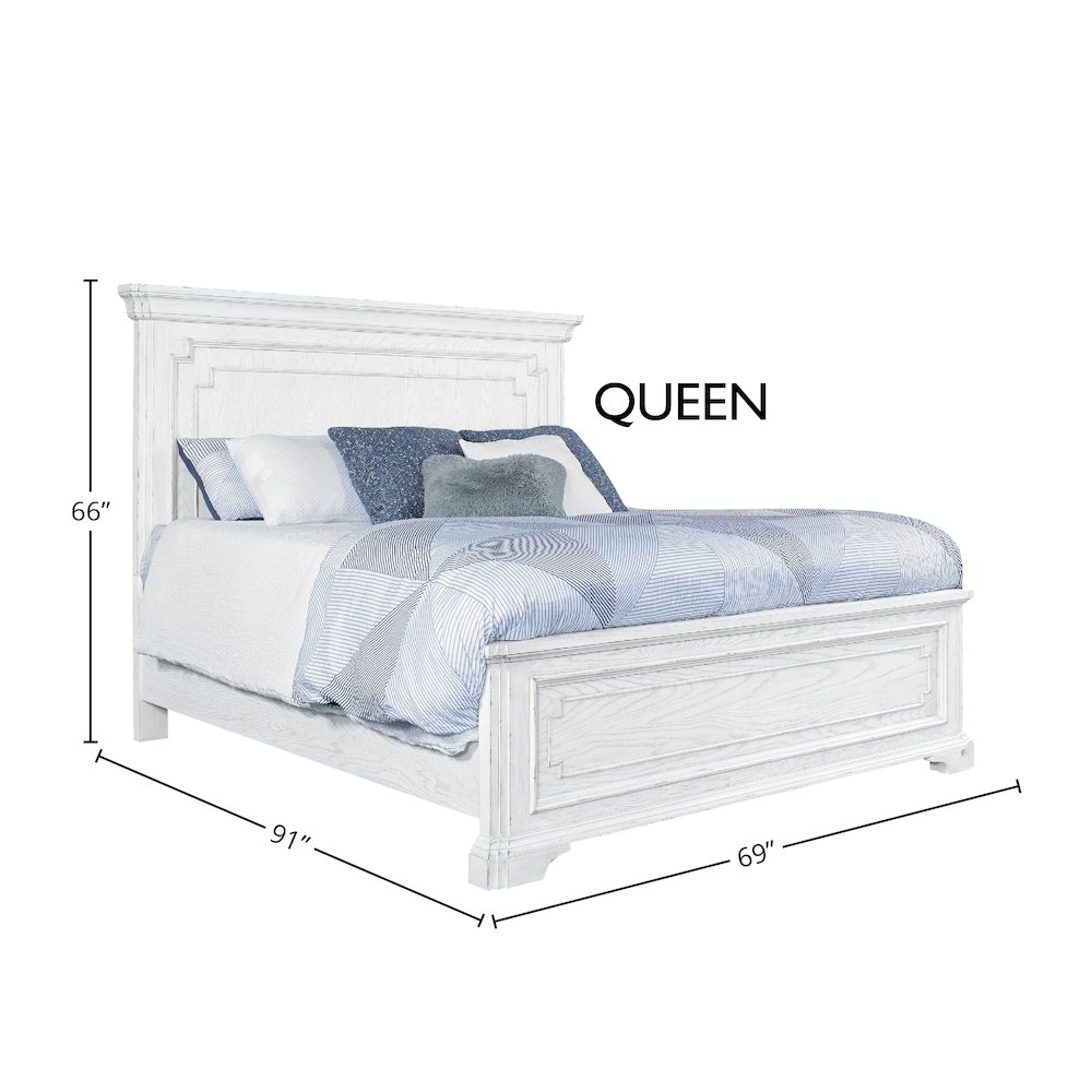 Clara Queen Panel Bed