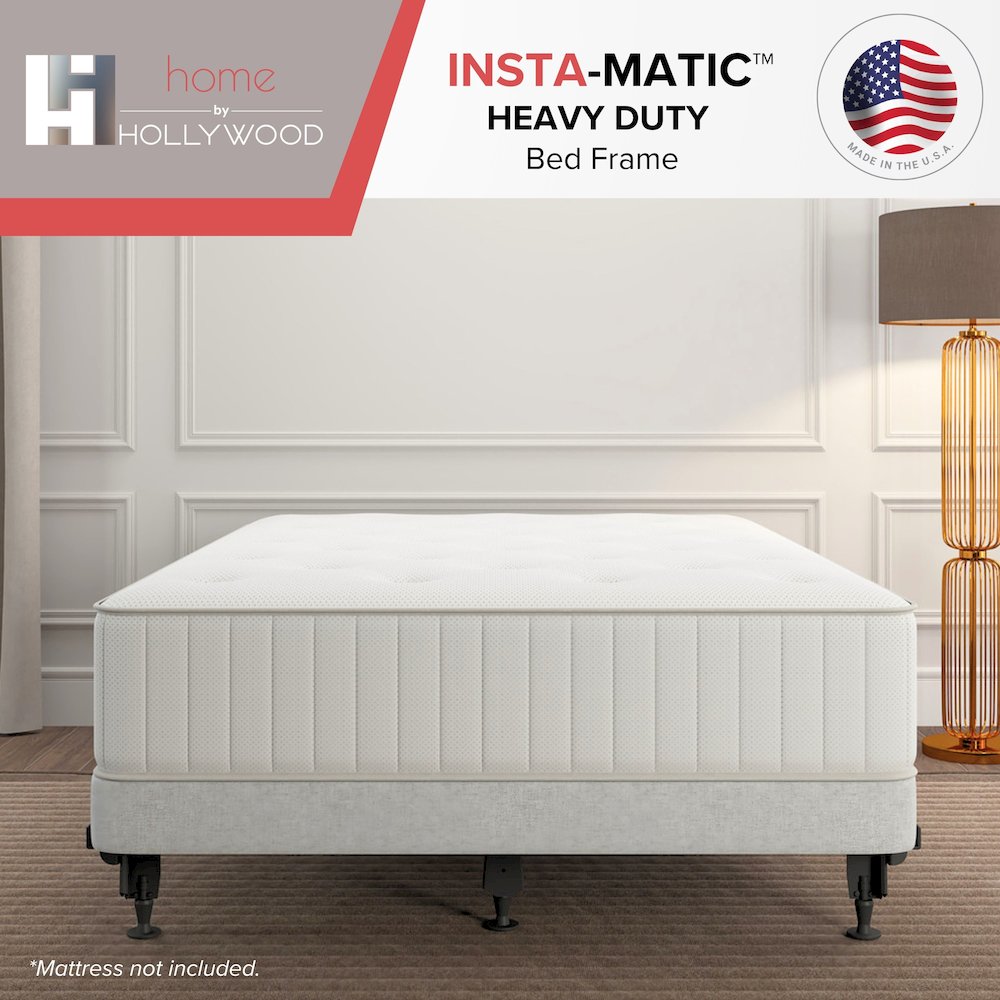 Heavy Duty Bed Frame with Rollers & Glides