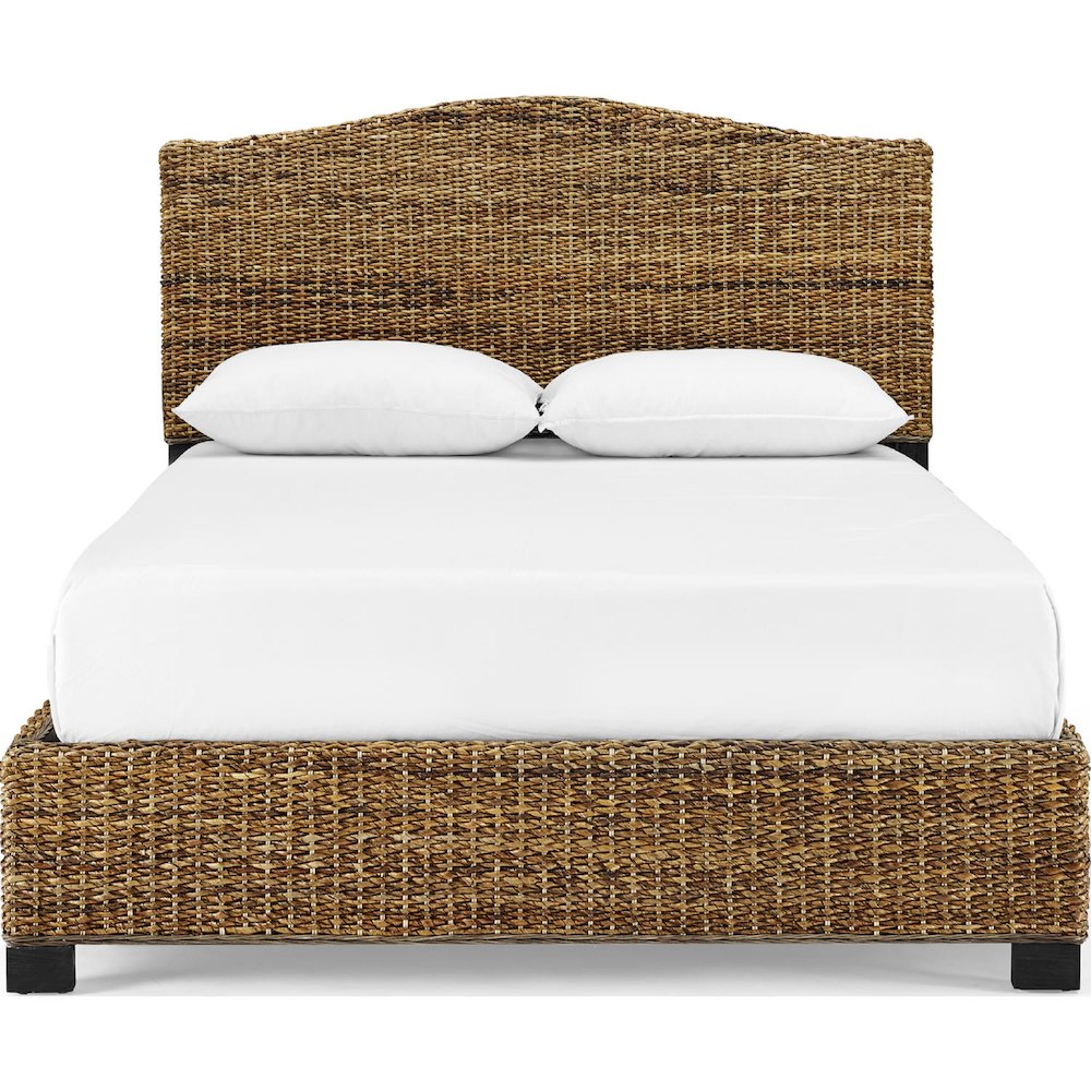 Serena Rattan King Bed