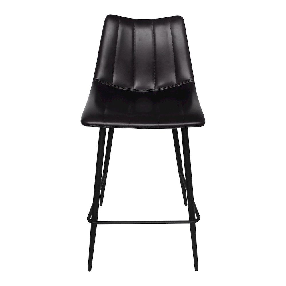 Alibi Counter Stool Matte Black – Set Of Two