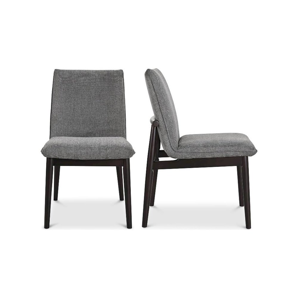 Charlie Dining Chair Dark Grey – Set Of Two