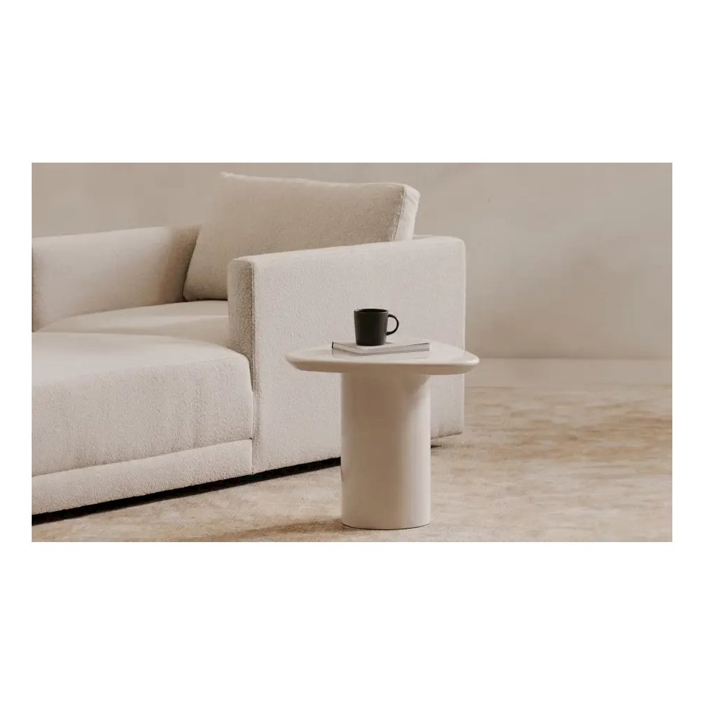 Eden Accent Table Ivory Lacquer