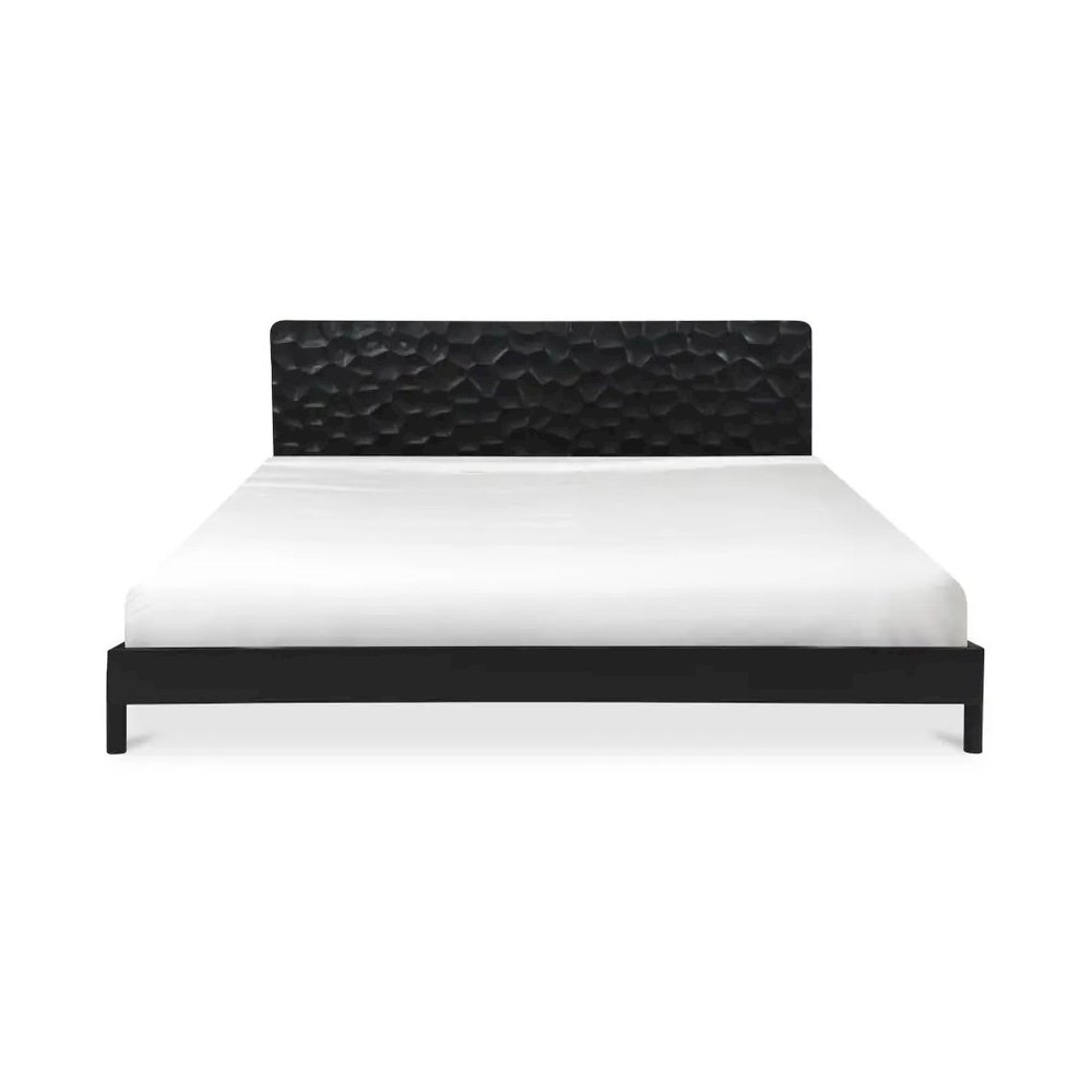 Misaki Queen Bed Black