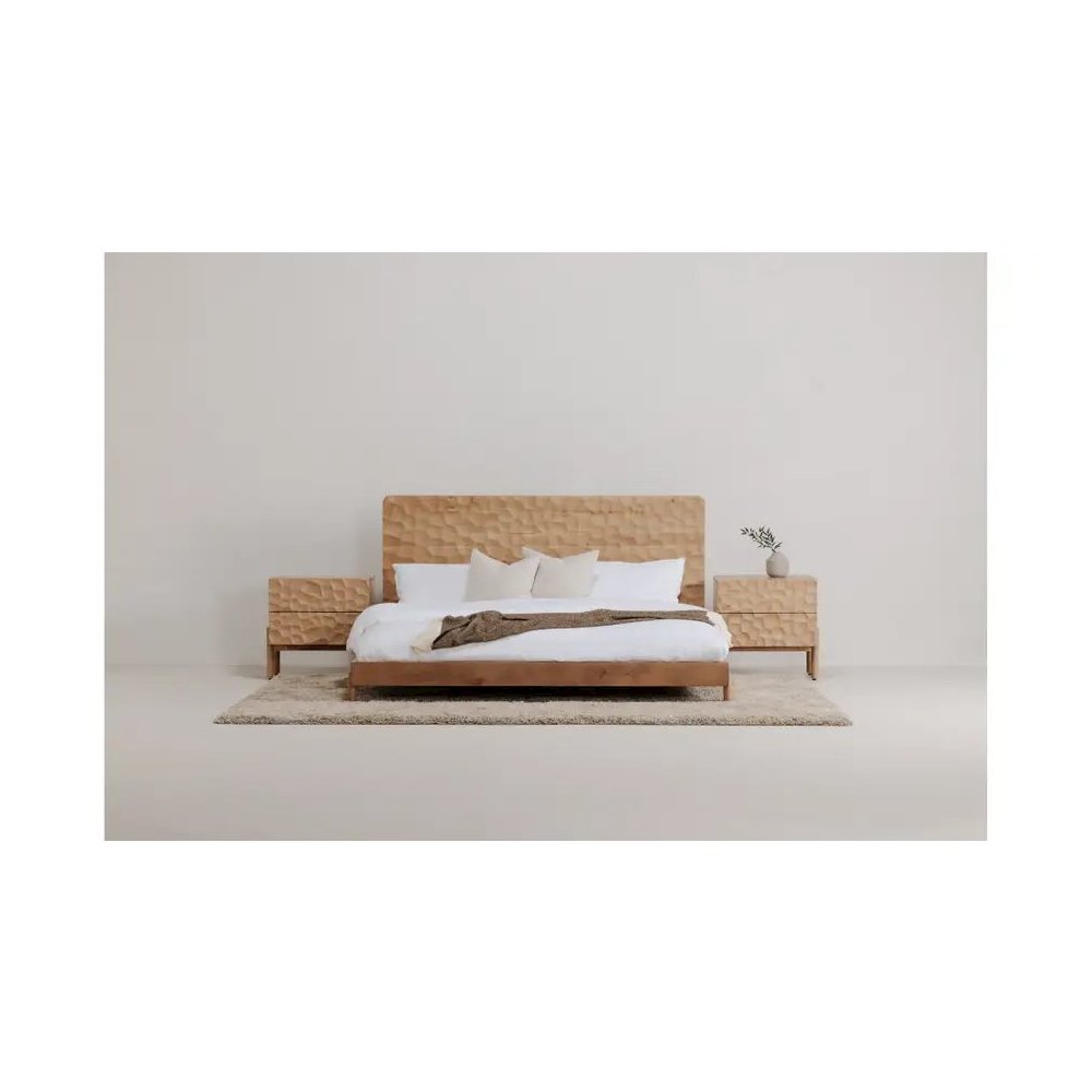 Misaki Queen Bed Natural