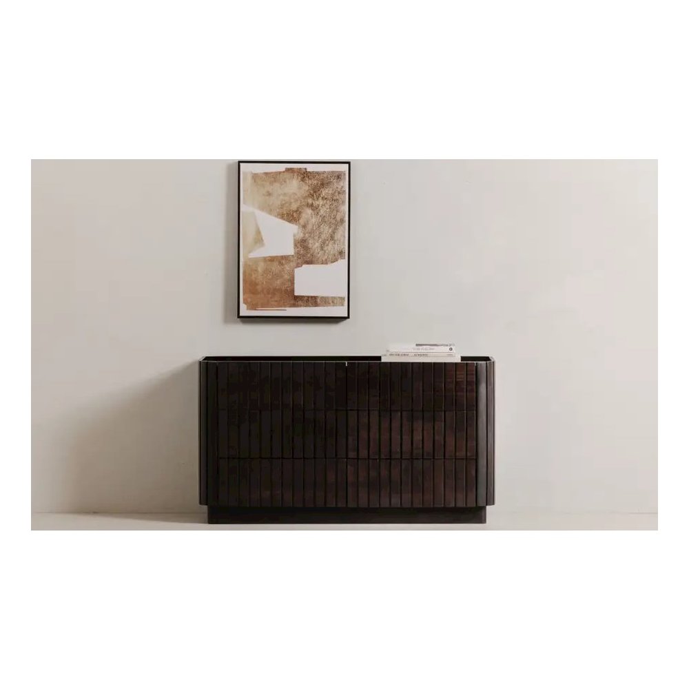 Povera 6 Drawer Dresser Black