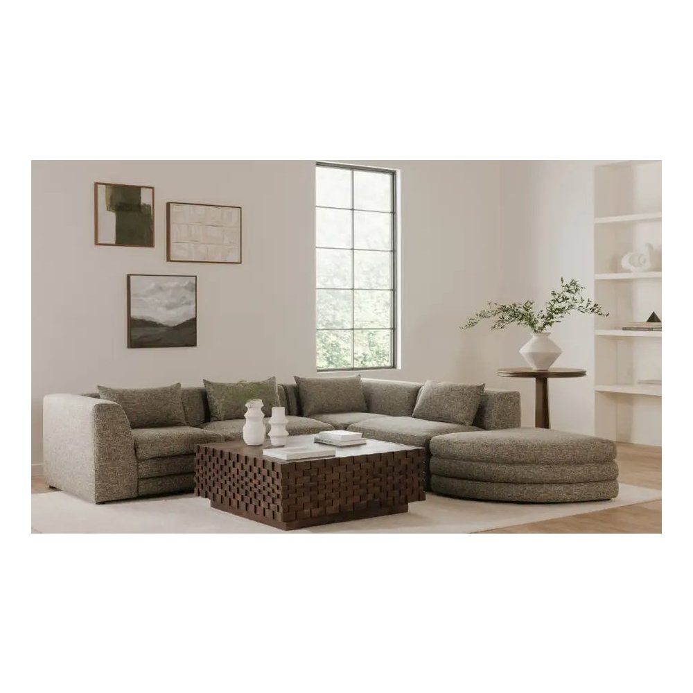 Lowtide Corner Chair Stone Tweed