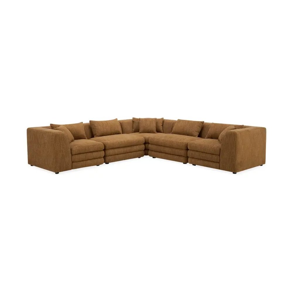 Lowtide Classic L-Shaped Modular Sectional Amber Glow