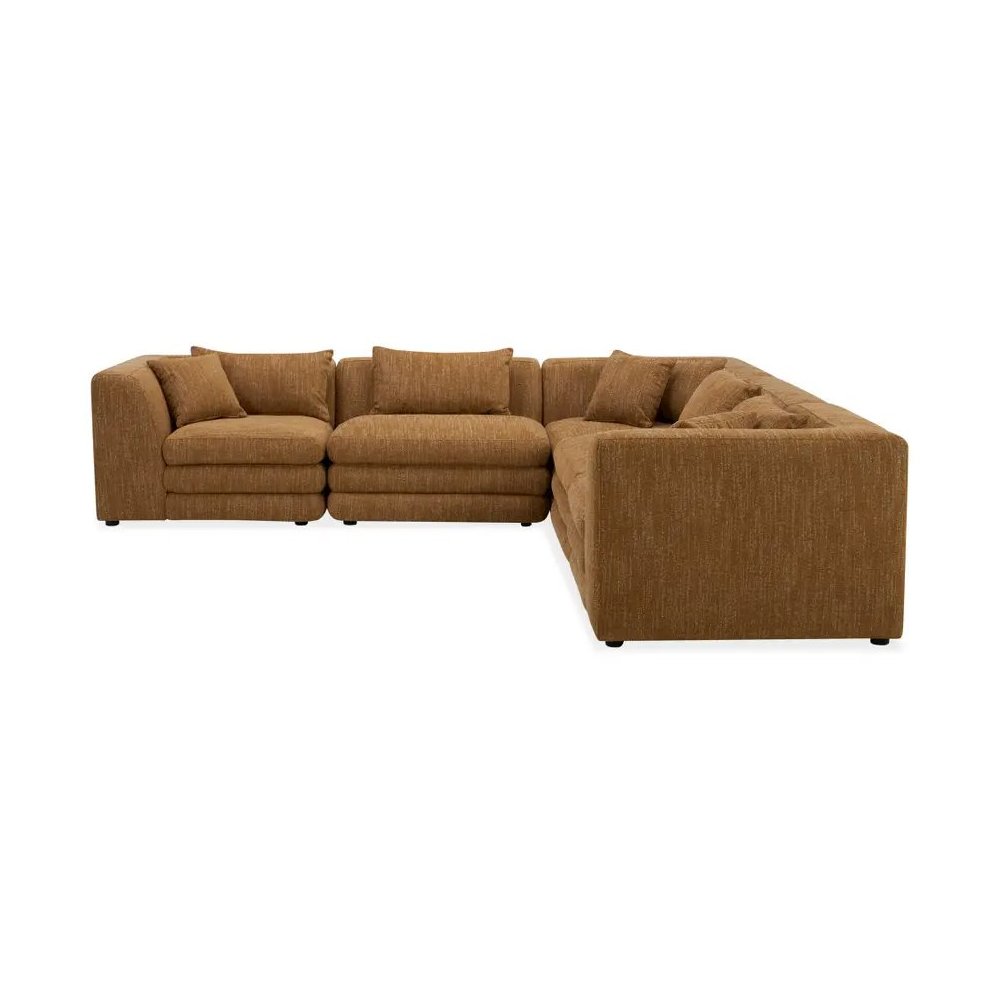 Lowtide Classic L-Shaped Modular Sectional Amber Glow