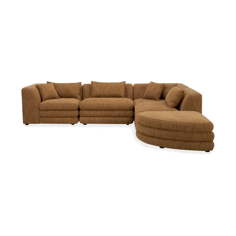 Lowtide Alcove Modular Sectional Amber Glow