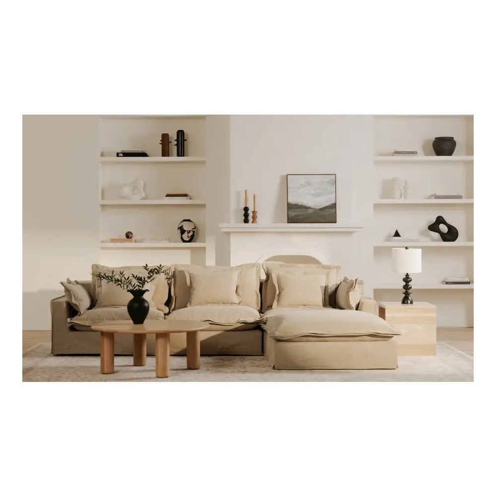 Olivia Slipper Chair Sand