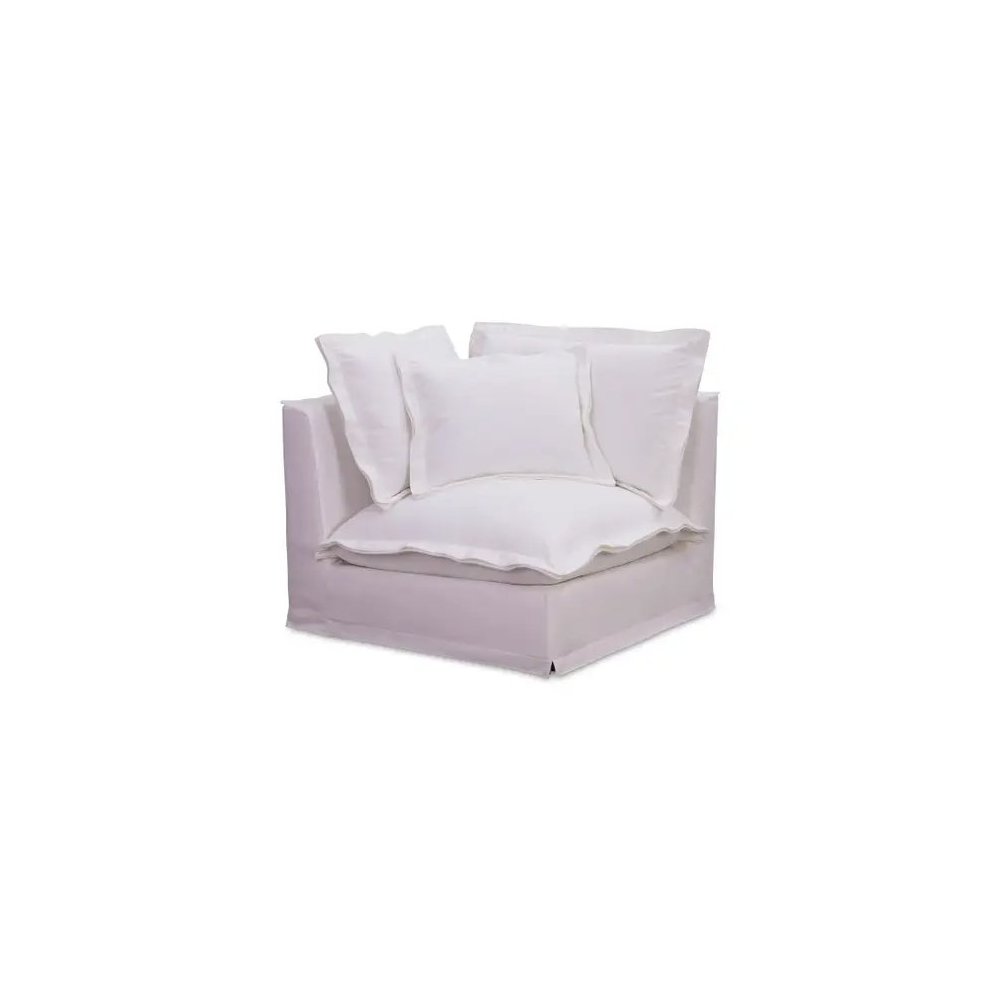 Olivia Corner Chair White