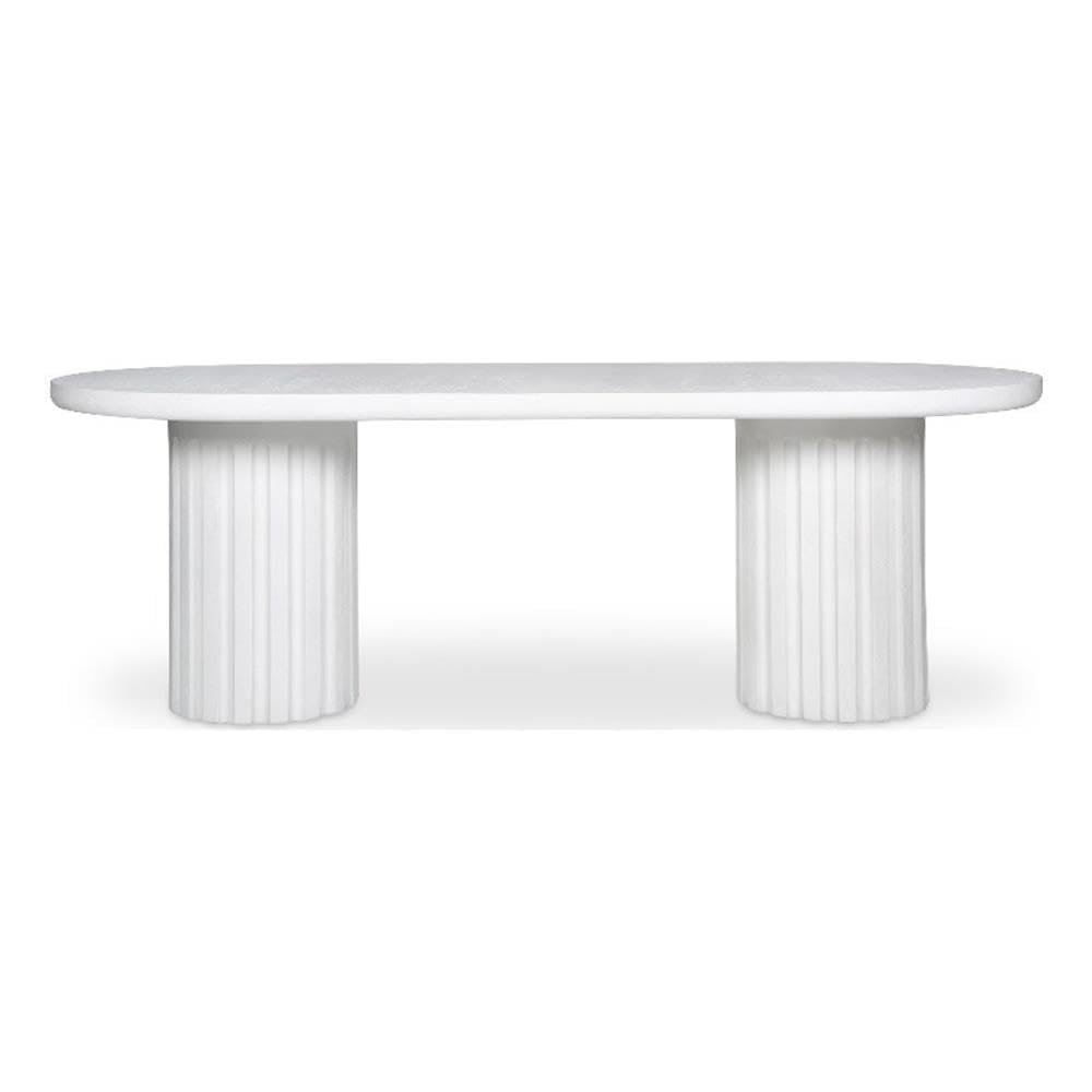 Eris Outdoor Dining Table White