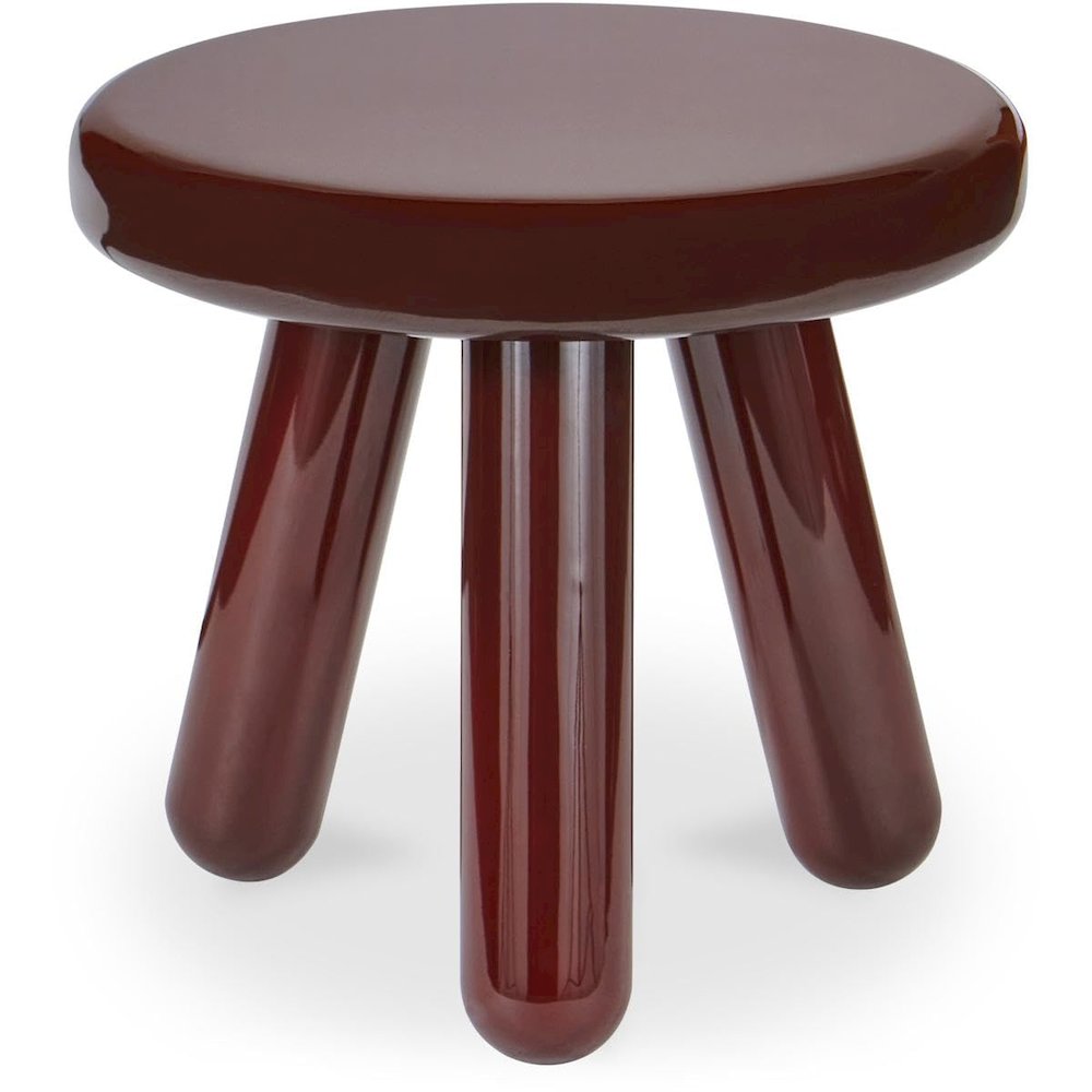 Joy Accent Table Deep Red Lacquer
