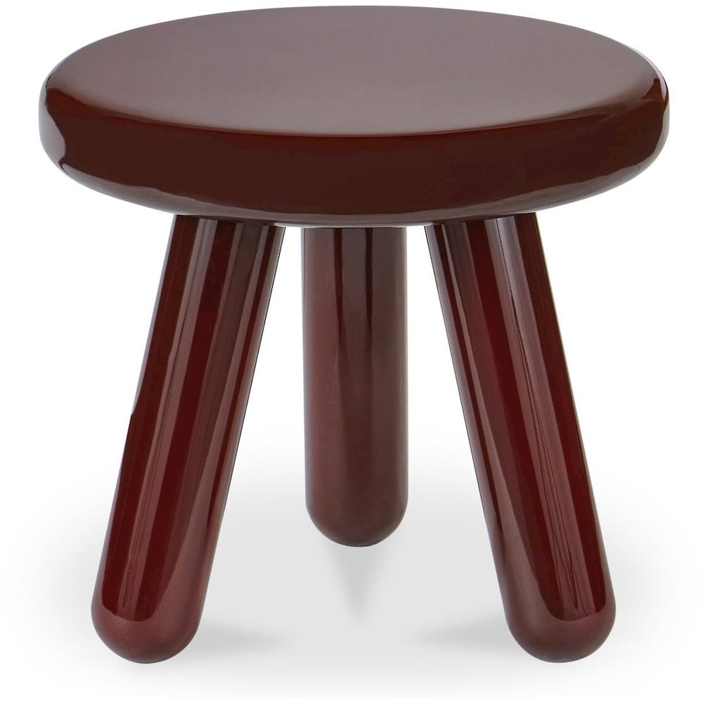 Joy Accent Table Deep Red Lacquer