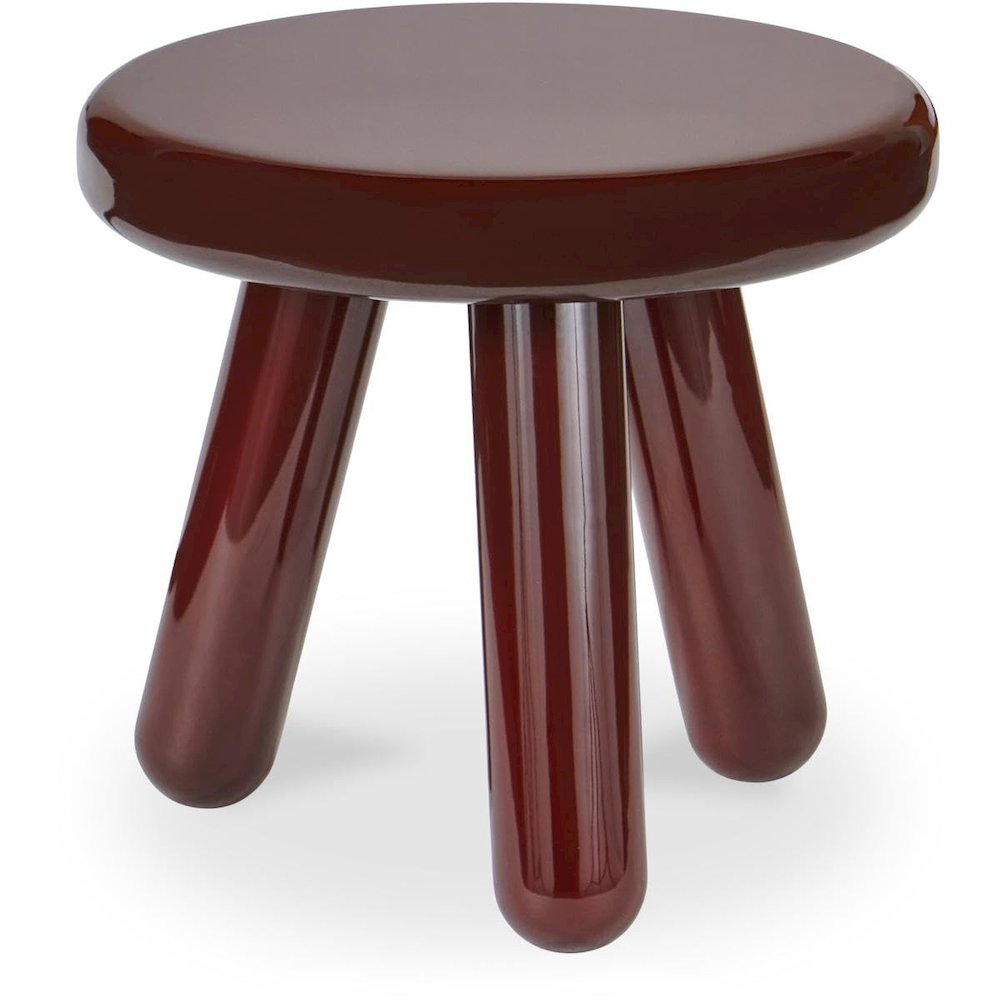 Joy Accent Table Deep Red Lacquer