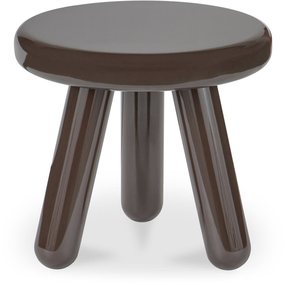 Joy Accent Table Dark Brown Lacquer
