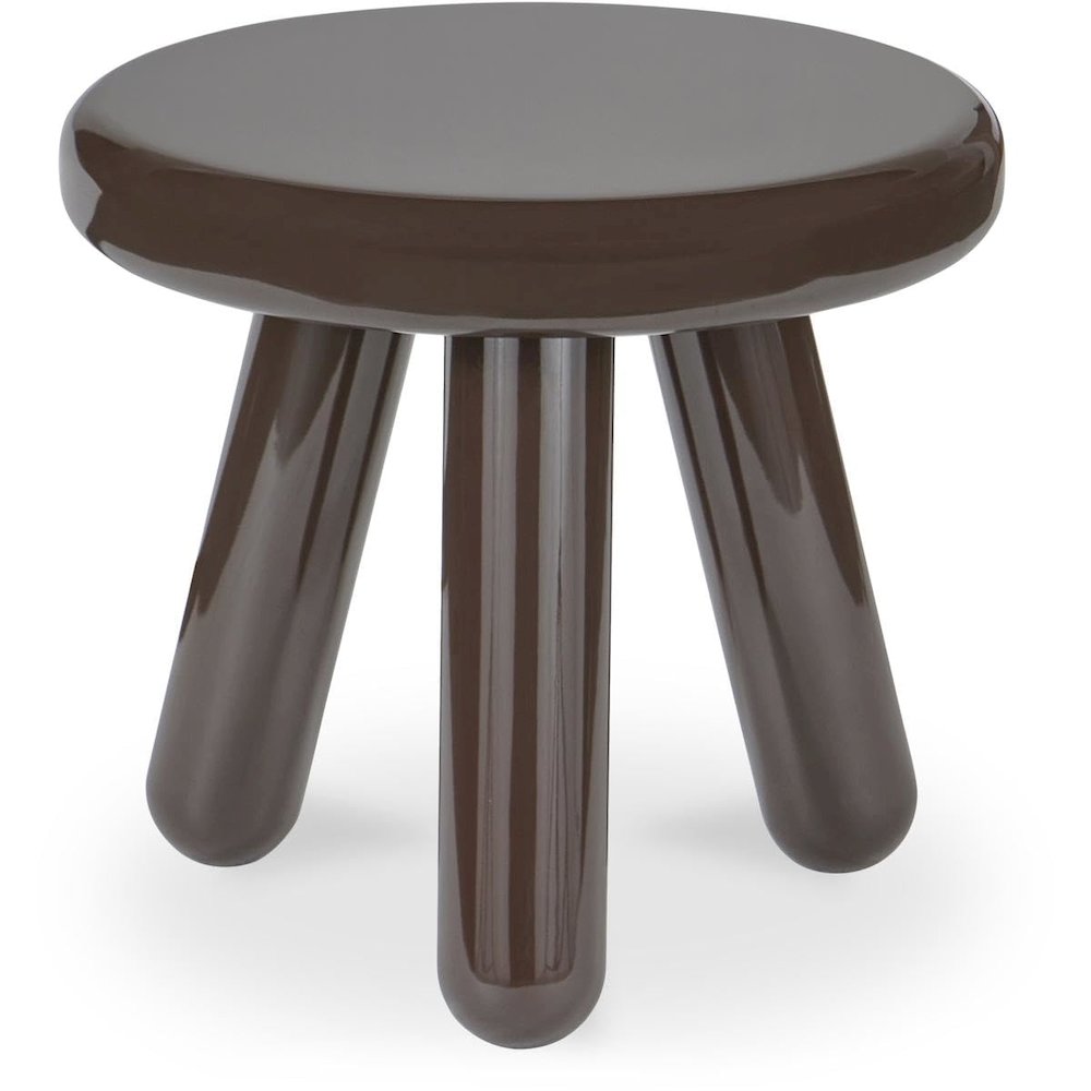 Joy Accent Table Dark Brown Lacquer
