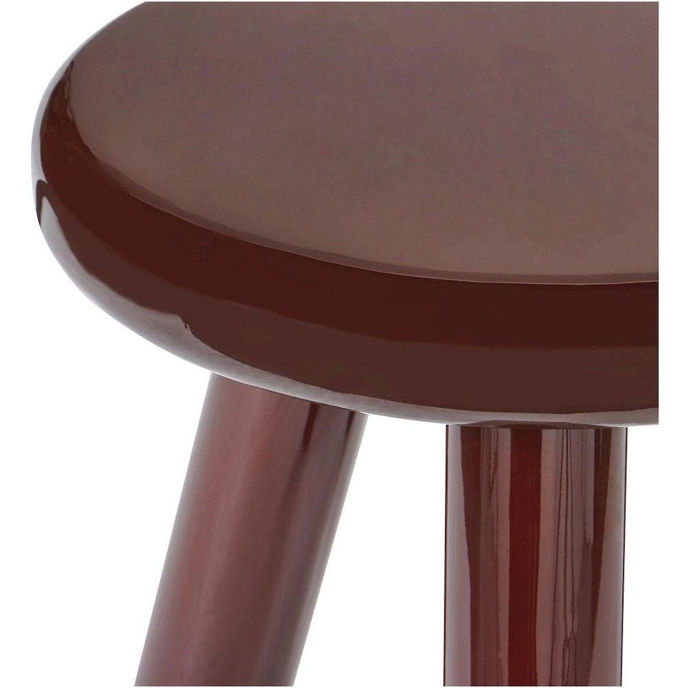 Joy Accent Table Deep Red Lacquer