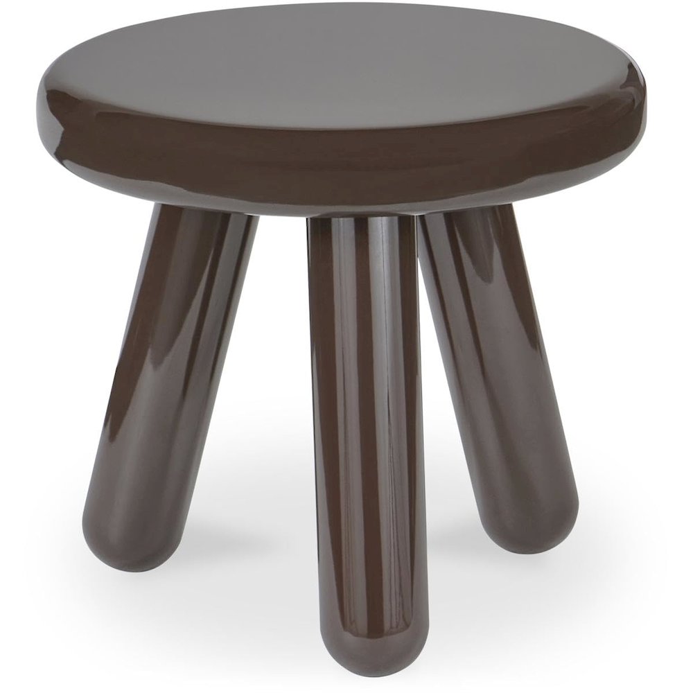 Joy Accent Table Dark Brown Lacquer