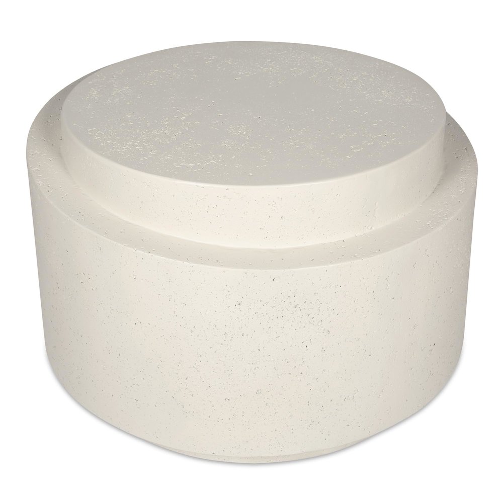 Cosmo Outdoor Accent Table Off White