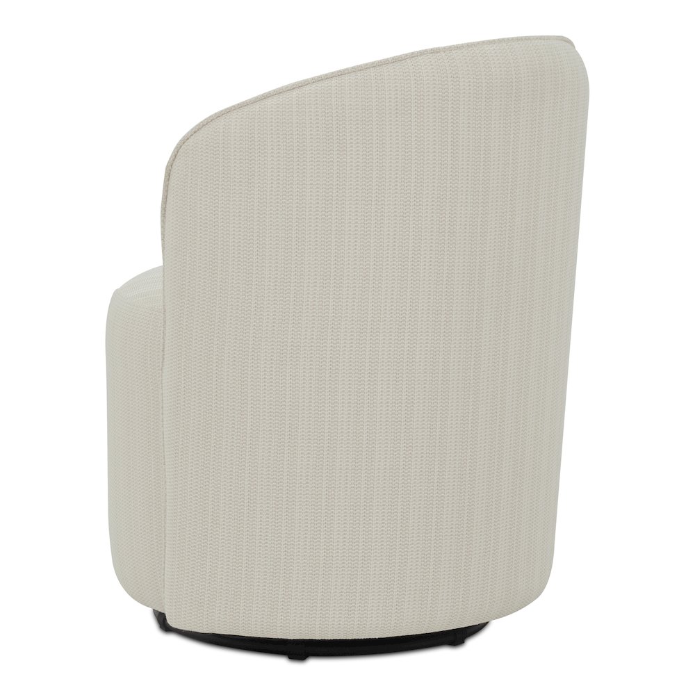 Sylvie Outdoor Swivel Dining Chair Cream
