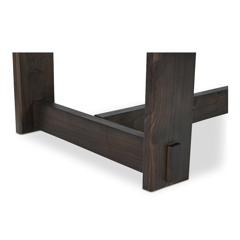 Glenn Oval Dining Table Dark Brown