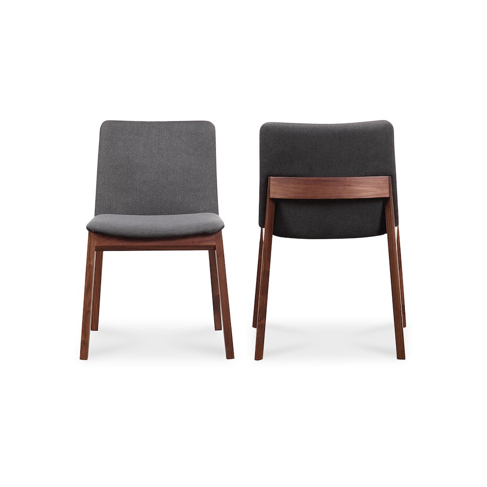 Deco Dining Chair Dark Grey – Set Of Two