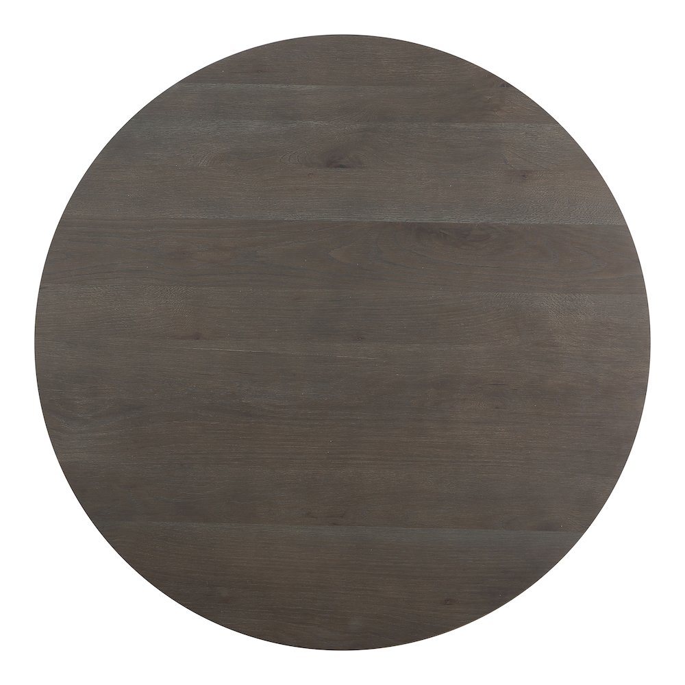 Folke Round Coffee Table Dark Brown