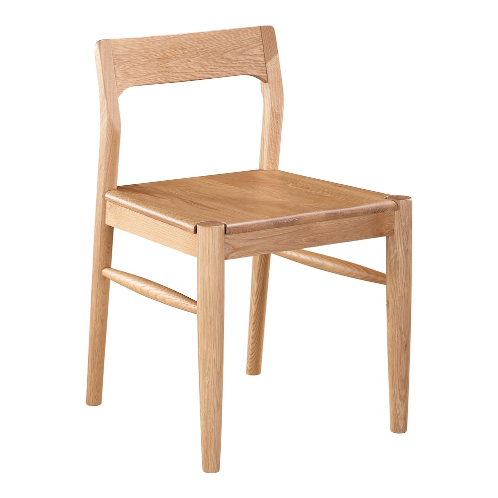 Owing Dining Chair Natural Oak – Set Of Two