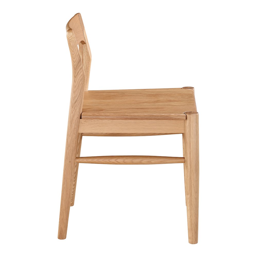 Owing Dining Chair Natural Oak – Set Of Two