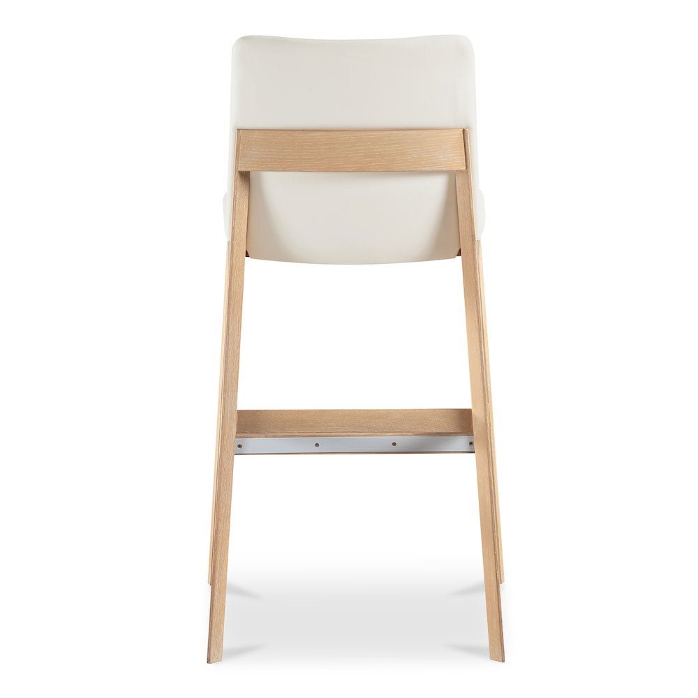Deco Oak Barstool PVC White
