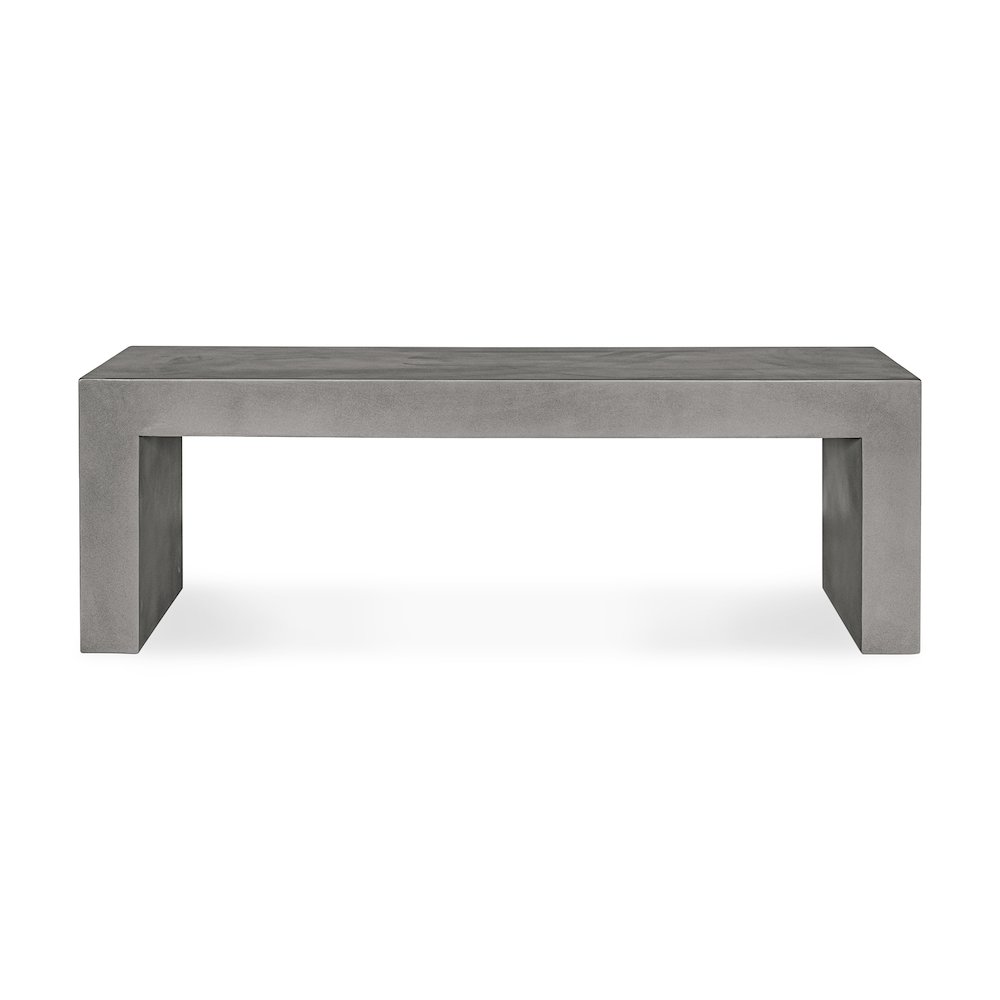 Lazarus Outdoor Bench Dark Grey