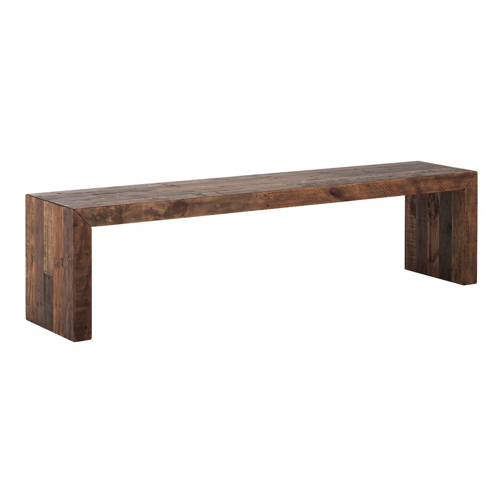 Vintage Large Bench Light Brown